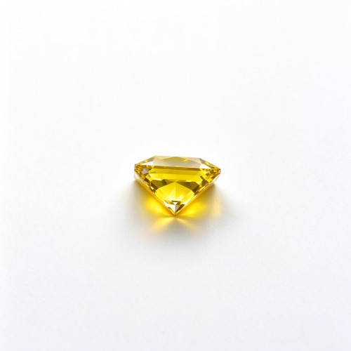 Canary Yellow Gemstone | Vibrant Yellow Gemstone | Lab-Created, Square Princess Cut, 10x10mm, Canary Yellow | Rings, Pendants, Custom Jewelry
