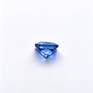Cornflower Blue Sapphire Gemstone, Lab-Created, 10x10mm Square Princess Cut, Loose Blue Sapphire for Custom Rings and Jewelry Making