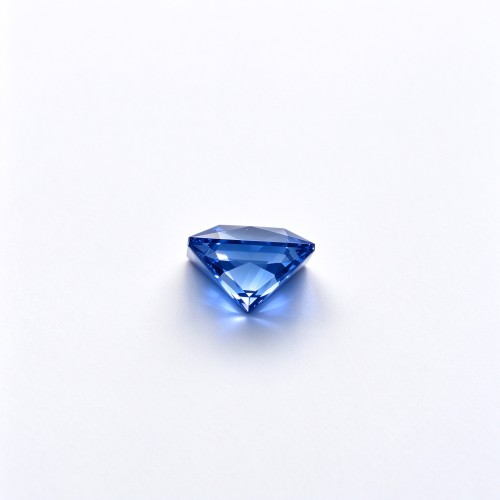 Cornflower Blue Sapphire Gemstone, Lab-Created, 10x10mm Square Princess Cut, Loose Blue Sapphire for Custom Rings and Jewelry Making