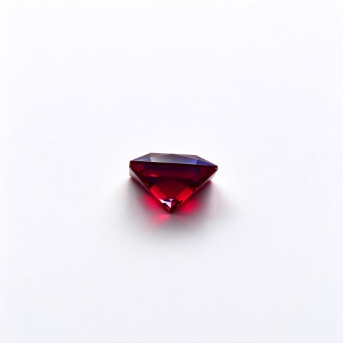 Pigeon Blood Red Ruby Gemstone, Lab-Created, 10x10mm Square Princess Cut, Loose Ruby for Custom Rings, Pendants and Jewelry Making