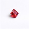 Ruby Gemstone, Lab-Created, 10x10mm Square Princess Cut, Loose Red Ruby for Custom Rings, Pendants and Jewelry Making