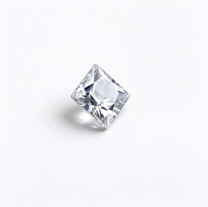 White Sapphire | Durable Gemstone | Lab-Created, Square Princess Cut, 10x10mm, White | Rings, Pendants, Custom Jewelry