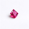 Hot Pink Gemstone, Lab-Created, 10x10mm Square Princess Cut, Loose Pink Stone for Custom Rings, Pendants and Jewelry Making