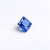 Cornflower Blue Sapphire Gemstone, Lab-Created, 10x10mm Square Princess Cut, Loose Blue Sapphire for Custom Rings and Jewelry Making