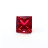 Ruby Gemstone, Lab-Created, 10x10mm Square Princess Cut, Loose Red Ruby for Custom Rings, Pendants and Jewelry Making