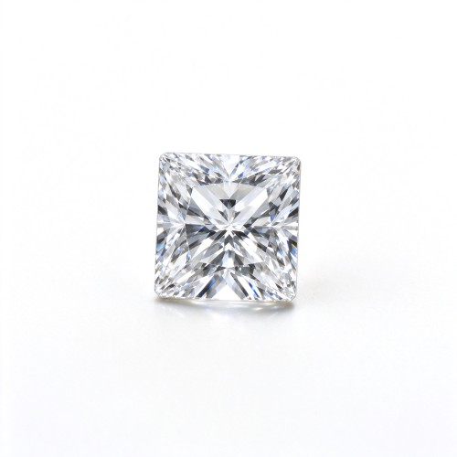 White Sapphire | Durable Gemstone | Lab-Created, Square Princess Cut, 10x10mm, White | Rings, Pendants, Custom Jewelry
