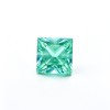 Mint Green Gemstone, Lab-Created, 10x10mm Square Princess Cut, Loose Green Stone for Custom Rings, Pendants and Jewelry Making