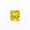 Canary Yellow Gemstone | Vibrant Yellow Gemstone | Lab-Created, Square Princess Cut, 10x10mm, Canary Yellow | Rings, Pendants, Custom Jewelry