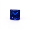 Royal Blue Sapphire Gemstone, Lab-Created, 12mm Square Asscher Cut, Loose Blue Sapphire for Custom Rings, Pendants and Jewelry Making