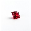 Ruby Gemstone, Lab-Created, 10x10mm Square Princess Cut, Loose Red Ruby for Custom Rings, Pendants and Jewelry Making