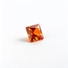 Fanta Sapphire | Vibrant Orange Gemstone | Lab-Created, Square Princess Cut, 10x10mm, Fanta Orange | Rings, Pendants, Custom Jewelry