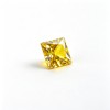 Canary Yellow Gemstone | Vibrant Yellow Gemstone | Lab-Created, Square Princess Cut, 10x10mm, Canary Yellow | Rings, Pendants, Custom Jewelry