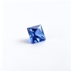 Cornflower Blue Sapphire Gemstone, Lab-Created, 10x10mm Square Princess Cut, Loose Blue Sapphire for Custom Rings and Jewelry Making