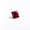 Pigeon Blood Red Ruby Gemstone, Lab-Created, 10x10mm Square Princess Cut, Loose Ruby for Custom Rings, Pendants and Jewelry Making