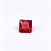 Ruby Gemstone, Lab-Created, 10x10mm Square Princess Cut, Loose Red Ruby for Custom Rings, Pendants and Jewelry Making