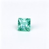 Mint Green Gemstone, Lab-Created, 10x10mm Square Princess Cut, Loose Green Stone for Custom Rings, Pendants and Jewelry Making