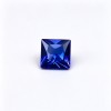 Royal Blue Sapphire Gemstone, Lab-Created, 12mm Square Asscher Cut, Loose Blue Sapphire for Custom Rings, Pendants and Jewelry Making