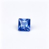 Cornflower Blue Sapphire Gemstone, Lab-Created, 10x10mm Square Princess Cut, Loose Blue Sapphire for Custom Rings and Jewelry Making