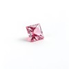 Sakura Pink Gemstone, Lab-Created, 10x10mm Square Princess Cut, Loose Pink Stone for Custom Rings, Pendants and Jewelry Making