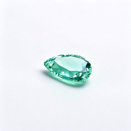 Mint Green Gemstone | Fresh Green Gemstone | Lab-Created, Pear Cut, 13x18mm | Rings, Pendants, Custom Jewelry