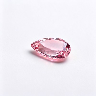 Sakura Pink Gemstone | Soft Pink Gemstone | Lab-Created, Pear Cut, 13x18mm | Rings, Pendants, Custom Jewelry