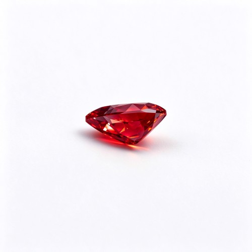 Lab-Created Ruby | Vivid Red Gemstone | Pear Cut, 13x18mm | Rings, Pendants, Custom Jewelry