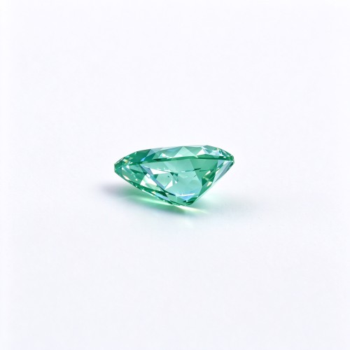 Mint Green Gemstone | Fresh Green Gemstone | Lab-Created, Pear Cut, 13x18mm | Rings, Pendants, Custom Jewelry