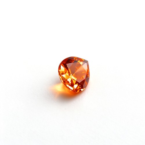Fanta Orange Gemstone | Vibrant Orange Gemstone | Lab-Created, Pear Cut, 13x18mm | Rings, Pendants, Custom Jewelry