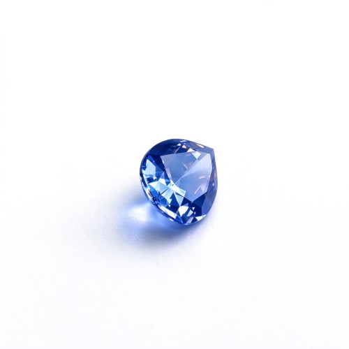 Cornflower Blue Gemstone | Vivid Blue Gemstone | Lab-Created, Pear Cut, 13x18mm | Rings, Pendants, Custom Jewelry