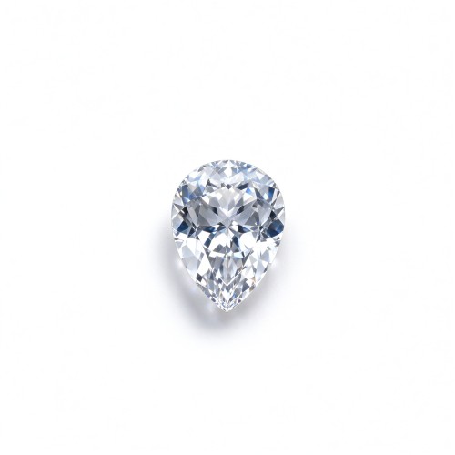 White Sapphire | Brilliant White Gemstone | Lab-Created, Pear Cut, 13x18mm | Rings, Pendants, Custom Jewelry