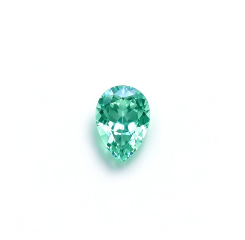 Mint Green Gemstone | Fresh Green Gemstone | Lab-Created, Pear Cut, 13x18mm | Rings, Pendants, Custom Jewelry