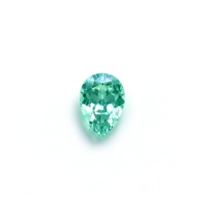Mint Green Gemstone | Fresh Green Gemstone | Lab-Created, Pear Cut, 13x18mm | Rings, Pendants, Custom Jewelry