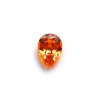 Fanta Orange Gemstone | Vibrant Orange Gemstone | Lab-Created, Pear Cut, 13x18mm | Rings, Pendants, Custom Jewelry