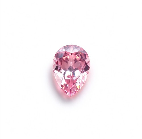 Sakura Pink Gemstone | Soft Pink Gemstone | Lab-Created, Pear Cut, 13x18mm | Rings, Pendants, Custom Jewelry