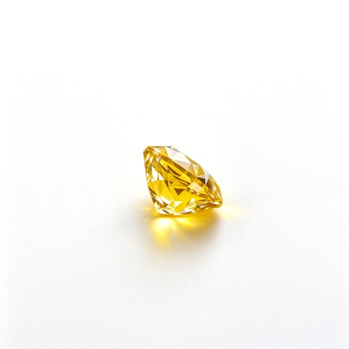 Canary Yellow Gemstone | Vivid Yellow Gemstone | Lab-Created, Cushion Cut, 10x10mm | Rings, Pendants, Custom Jewelry