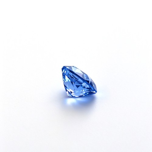 Cornflower Blue Gemstone | Vivid Blue Gemstone | Lab-Created, Cushion Cut, 10x10mm | Rings, Pendants, Custom Jewelry