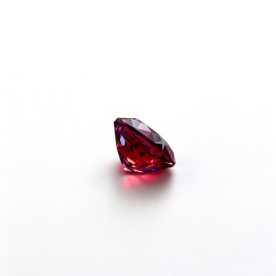Pigeon Blood Red Gemstone | Vivid Red Gemstone | Lab-Created, Cushion Cut, 10x10mm | Rings, Pendants, Custom Jewelry
