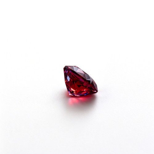 Pigeon Blood Red Gemstone | Vivid Red Gemstone | Lab-Created, Cushion Cut, 10x10mm | Rings, Pendants, Custom Jewelry