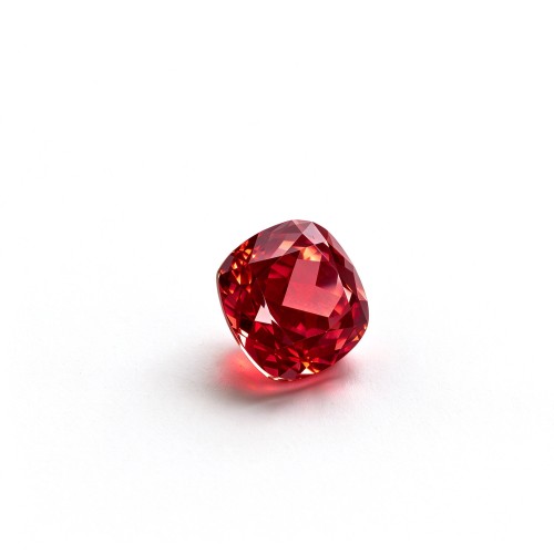 Lab-Created Ruby | Vivid Red Gemstone | Cushion Cut, 10x10mm | Rings, Pendants, Custom Jewelry
