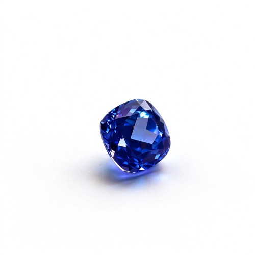 Royal Blue Gemstone | Deep Blue Gemstone | Lab-Created, Cushion Cut, 10x10mm | Rings, Pendants, Custom Jewelry