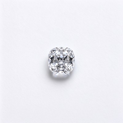 White Sapphire | Brilliant White Gemstone | Lab-Created, Cushion Cut, 10x10mm | Rings, Pendants, Custom Jewelry