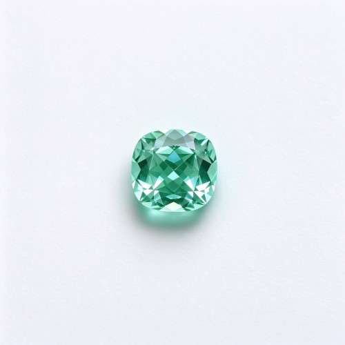 Mint Green Gemstone | Fresh Green Gemstone | Lab-Created, Cushion Cut, 10x10mm | Rings, Pendants, Custom Jewelry