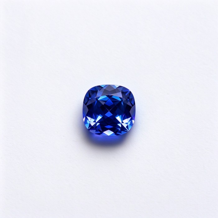 Royal Blue Gemstone | Deep Blue Gemstone | Lab-Created, Cushion Cut, 10x10mm | Rings, Pendants, Custom Jewelry