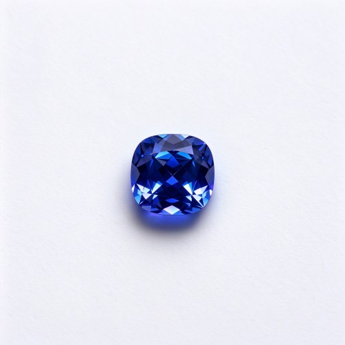 Royal Blue Gemstone | Deep Blue Gemstone | Lab-Created, Cushion Cut, 10x10mm | Rings, Pendants, Custom Jewelry