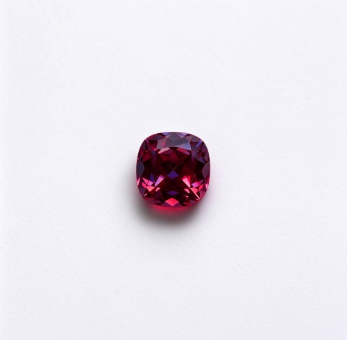 Pigeon Blood Red Gemstone | Vivid Red Gemstone | Lab-Created, Cushion Cut, 10x10mm | Rings, Pendants, Custom Jewelry