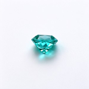 Paraiba Color Gemstone | Vibrant Blue Green Gemstone | Lab-Created, Cushion Cut, 10x10mm | Rings, Pendants, Custom Jewelry