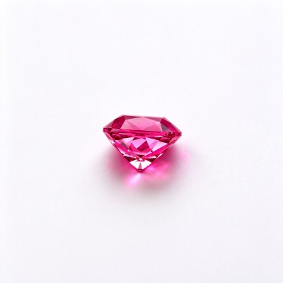 Hot Pink Gemstone | Vivid Pink Gemstone | Lab-Created, Cushion Cut, 10x10mm | Rings, Pendants, Custom Jewelry