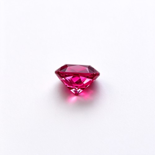 Rubellite Color Gemstone | Vivid Pink Red Gemstone | Lab-Created, Cushion Cut, 10x10mm | Rings, Pendants, Custom Jewelry
