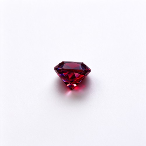 Pigeon Blood Red Gemstone | Vivid Red Gemstone | Lab-Created, Cushion Cut, 10x10mm | Rings, Pendants, Custom Jewelry
