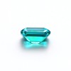 Paraiba Color Gemstone | Vibrant Blue Green Gemstone | Lab-Created, Emerald Cut, 10x14mm | Rings, Pendants, Custom Jewelry